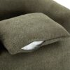 360° Swivel Chair, Chenille Upholstered Barrel Sofa Chair With Throw Pillow, For Living Room, Office - Green - Image 20