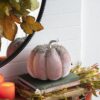 Pumpkin Ornament (Set of 2) Home Decor For Holiday Harvest Festival Fall Festival & Thanksgiving - Pink - Image 8