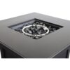 Powdercoated Fire Pit With Top - Black - Image 5
