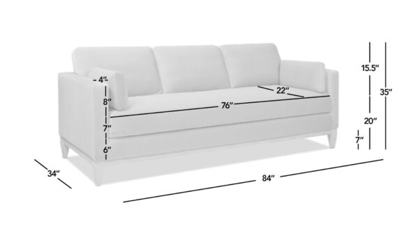 Knox - Modern Farmhouse Sofa - French Beige