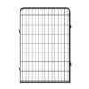 16 Panels Heavy Duty Metal Playpen With Door, Dog Fence Pet Exercise Pen For Outdoor - Black - Image 12