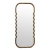 Oversized Wooden Floor Mirror With Unique Frame - Brown - Image 2