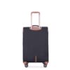 4 Piece Set (16/20/24/28), Softshell Suitcase Spinner Wheels Terylene Luggage Sets Carry On Suitcase Luggage Lightweight Durable Suitcase - Black - Image 14