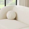 Anna - French Boucle Sofa - White - Image 5