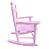 Children's Rocking Chair Indoor Or Outdoor, Suitable For Kids, Durable - Light Pink - Image 6