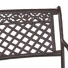 Sector - Bench With Curved Design And Diamond Cross Seat - Copper - Image 10