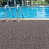 New Stone Texture Patio Deck Tiles, Diy Interlocking Floor Tiles, Easy Installation For Porch Poolside Balcony 12" - Dark Gray - Image 3