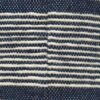 Diamond - Handcrafted Fabric Cylindrical Pouf - White / Dark Blue - Image 5