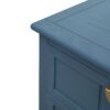 2 Drawer Side Table, American Style, End Table, Suitable For Bedroom - Blue - Image 18