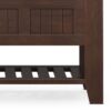 Acadian - Entryway Storage Bench With Shelf - Brown - Image 7