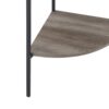 Modern Industrial Corner Bookshelf - Gray Wash - Image 4