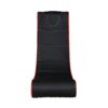 Foldable Gaming Chair With Onboard Speakers, Bluetooth Connection - Black / Red - Image 7