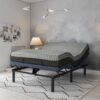 Bt2000 - California King Adjustable Bed Base With Full-Range Positions Adjustment - Blue / Gray - Image 5