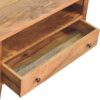 Mini Rounded Entertainment Unit - Oak - Image 4