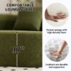 4 Seater Sofa With Chenille Fabric, 30D, 60 Hardness Full Sponge, 4 Pillow For Living Room, Home Furniture Sleeper Sectional Sofa For Apartment - Green - Image 11