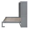 Queen Size, Murphy Wall Bed - Gray - Image 2