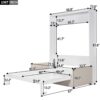 Queen Size Murphy Wall Bed With Cushion - White - Image 12