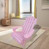Outdoor Or Indoor Children Adirondack Chair - Pink - Image 2