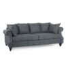 3 Seater Sofa - Charcoal - Image 6