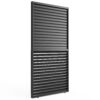 Louver Grille 10 Ft Frame & Louvers - Black - Image 6