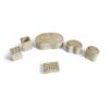 Marble Bathroom Accessories Set, Natural Stone - Beige / Gold / Beige / Yellow - Image 5