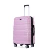 Luggage Set Of 5 Pieces, Expandable Hard Pc Luggage Set With Tsa Lock For Rotating Wheels, Lightweight Rolling Luggage - Pink - Image 14
