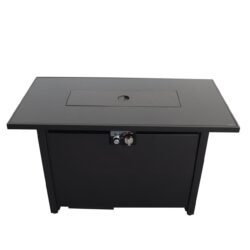 Fiber Reinforced Propane / Natural Gas, Fire Pit Table - Charcoal