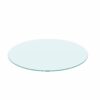 20" Round Tempered Glass Table Top Clear Glass 1 / 4" Thick Round Polished Edge - Transparent - Image 7