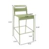 Carmella - Outdoor Barstool (Set of 6) - Green - Image 4