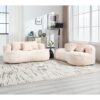Bean Bag Sofa Lazy Sofa Comfort Lounger High Back Chair For Adults And Kids, Indoor & Outdoor - Beige - Image 12