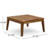 Grenada - Corner And Coffee Table - Red - Image 2