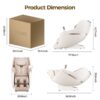 Bosscare - Sl Zero Gravity Massage Full Body Chair With Voice Control Shiatsu Recline - Beige / Gold - Image 9