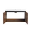 36" Bathroom Vanity Set With Resin Countertop Sink And 2 Doors - Brown - Image 13