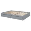 Full Size Daybed With Fence Guardrails And 2 Drawers - Gray - Image 6