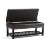 Lomond - Storage Ottoman Bench - Tanners Brown - Image 3