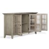 Acadian - Wide Storage Cabinet - Distressed Gray - Image 3