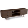 Alexa - Mid-Century Modern Style TV Stand - Dark Brown / Wood - Image 13
