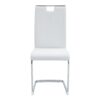 (Set of 4) Material Bow Shaped Chairs Adding Fashion To Minimalist And Contemporary Home Styles - White - Image 18