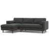 Morrison - Left Sectional Sofa - Charcoal Gray - Image 2