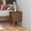 Alexandra - Night Stand With 2 Drawers - Walnut Brown - Image 3