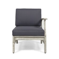 Perla - Right Armchair - Gray