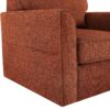 360 Degree Swivel Chair Accent Barrel Armchair With Side Pockets - Red - Image 22