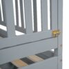 Full Size Daybed With Fence Guardrails And 2 Drawers - Gray - Image 13