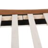 Aspen - King Vertical Tufted Headboard Platform Bed Set - Caramel Tan Brown - Image 6
