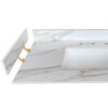 Sintered Stone Bathroom Vanity Top With 4" Backsplash And 22" Sidesplash - Carrara White - Image 2