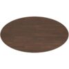Ada - Mid-Century Modern Style Oval Dining Table - Brown - Image 15