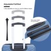 Luggage 4 Piece Lightweight Suitcase With Rotating Wheels, 24" And 28" With Tsa Lock, (16/20/24/28) - Blue - Image 10