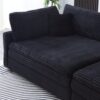2 Throw Pillows, Four Backrests, Opening Up A New Style For The Living Room's Casual Area - Black - Image 4
