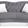 Charming Traditional Loveseat - Gray - Image 2