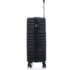 3 Piece Travel Lightweight Suitcase With Wheels, Password Lock, Business And Travel Carry On Luggage (20" / 24" / 28") - Black - Image 9